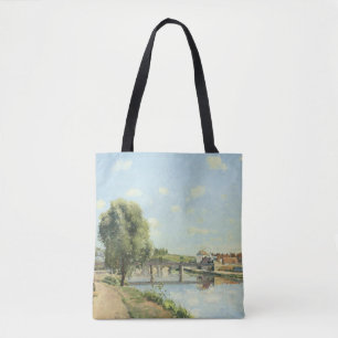 Bolso De Tela Le Pont Du Chemin De Fer Camille Pissarro