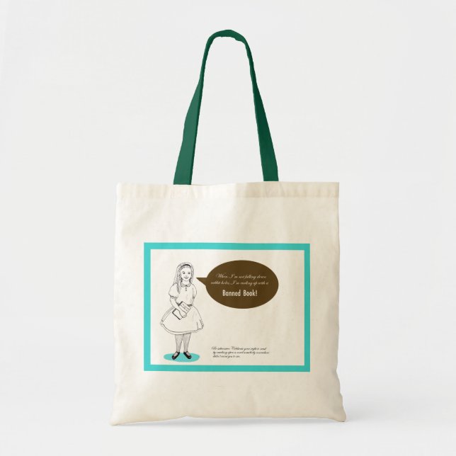 Bolso De Tela Lea un buen libro (prohibido) (Frente)