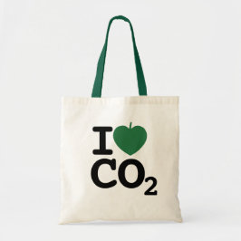 Bolso De Tela Leaf CO2 - Amo el dióxido de carbono