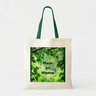 Bolso De Tela Leafy Boda Maid of Honor
