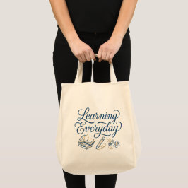 Bolso De Tela Learning Everyday inspiration gift for teachers