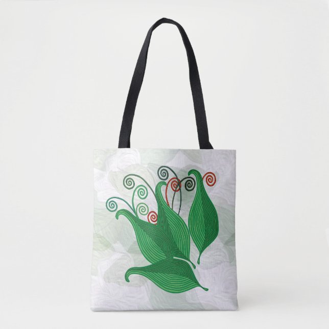 Bolso De Tela Leaves Tote Bag (Anverso)