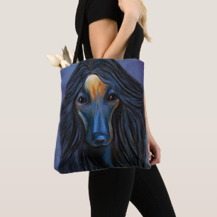 Bolso De Tela Lebrel afgano    