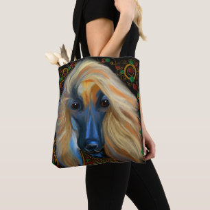 Bolso De Tela Lebrel afgano   