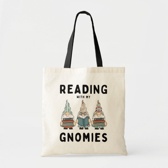Bolso De Tela Lección divertida de libros con mis genomas (Frente)
