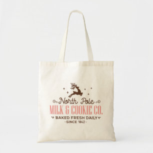 Bolso De Tela Leche de Polo Norte y Cookie Co
