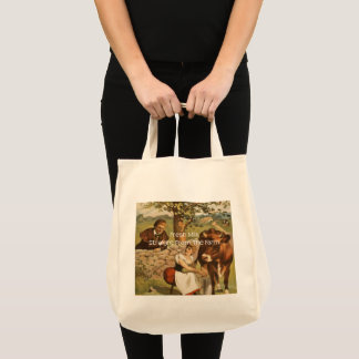 Bolso De Tela Leche fresca directamente de la granja