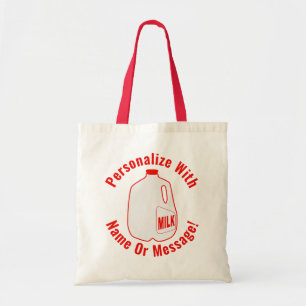 Bolso De Tela Leche Jug