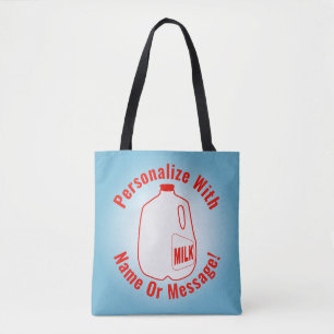 Bolso De Tela Leche Jug
