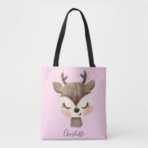 Bolso De Tela Leche rosa dulce y dulce pastel Rubor