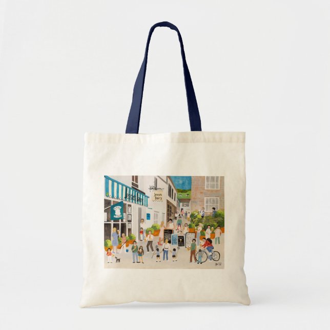 Bolso De Tela Lechería de Jessies en Mousehole (Frente)