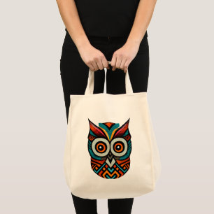 Bolso De Tela Lechuza azteca