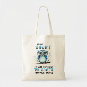 Bolso De Tela Lechuza Corta Diciendo