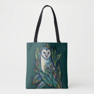Bolso De Tela Lechuza Cuta