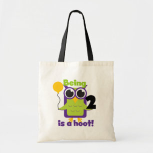 Bolso De Tela Lechuza Hoot 2 cumpleaños camisetas y regalos de T