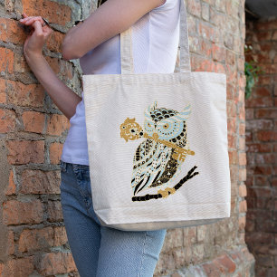 Bolso De Tela Lechuza Horn