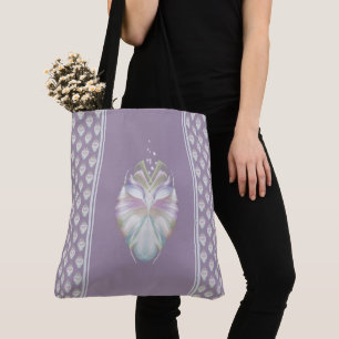 Bolso De Tela Lechuza Oracle Púrpura Pastel