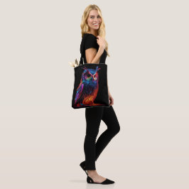 Bolso De Tela Lechuza Radiante