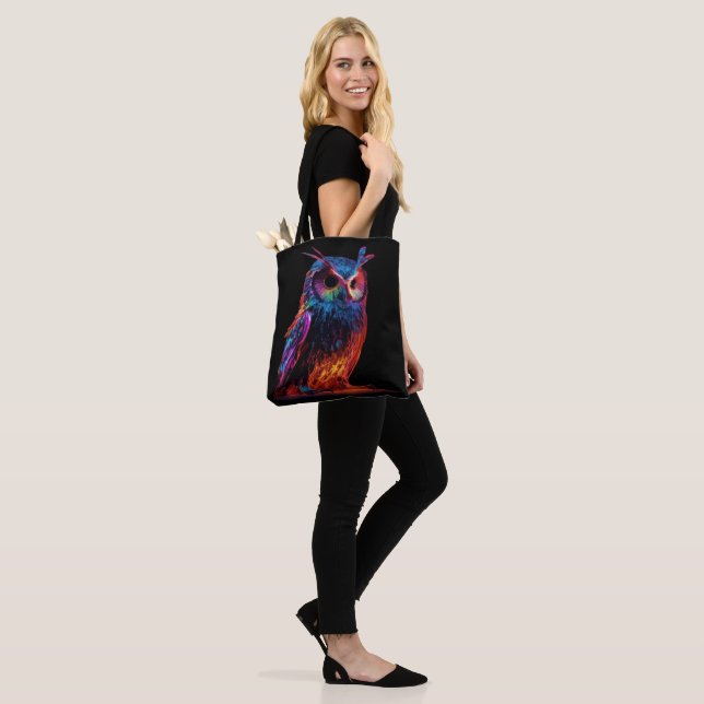 Bolso De Tela Lechuza Radiante (Puesto)
