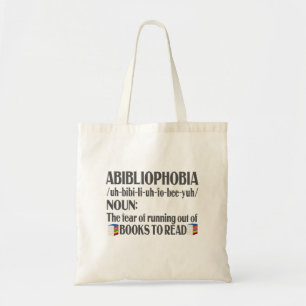 Bolso De Tela Lector de libros de gusanos de biblioteca de defin