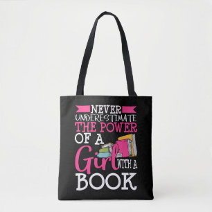 Bolso De Tela Lector de libros para mujeres adolescentes libra g