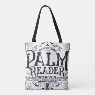Bolso De Tela Lector de palma vintage signo de magia adivina