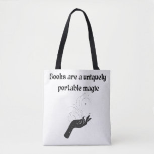 Bolso De Tela Lector negro de una magia única y portátil