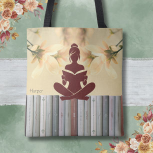 Bolso De Tela Lector pacífico Tote Bag para el Amarillo de los L