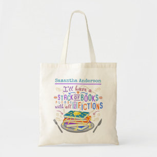 Bolso De Tela Lectores Humor conjunto de libros con ficciones ri