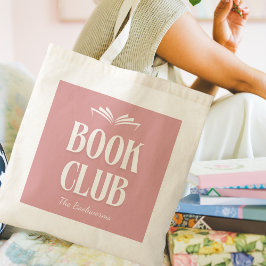 Bolso De Tela Lectores personalizados del club de libros