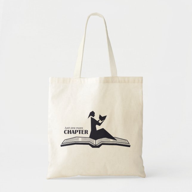 Bolso De Tela Lectura de libros abiertos de tote para mujeres (Frente)