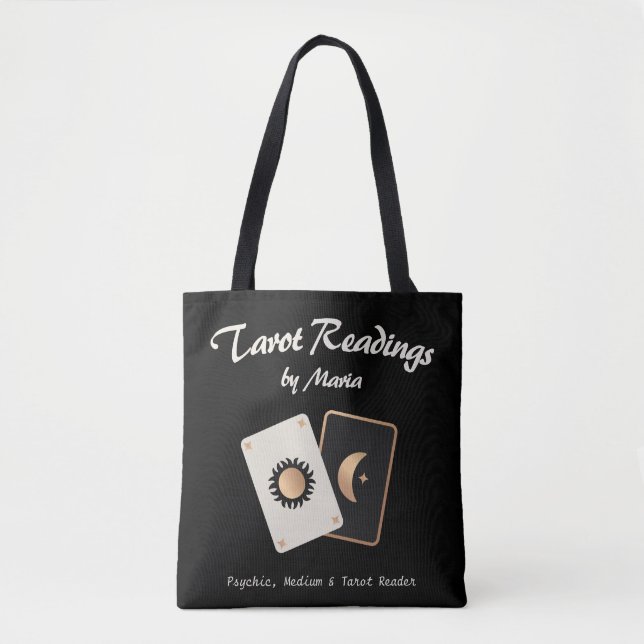Bolso De Tela Lectura de Tarot Card (Anverso)
