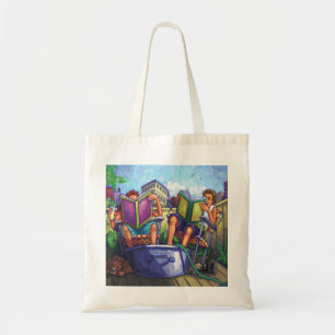 Bolso De Tela Lectura en verano