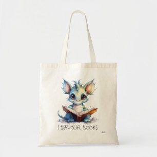 Bolso De Tela *~* LECTURA LIBROS DE DEFECTO AP88 Bebé AZUL Dragó