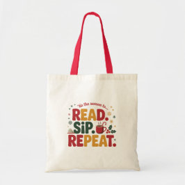 Bolso De Tela Lee Repite Festeja Libro Festivo Amante