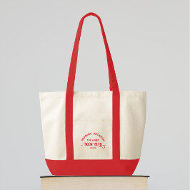 Bolso De Tela Leer entre el Wines Book Club Red Escudo