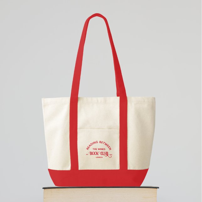 Bolso De Tela Leer entre el Wines Book Club Red Escudo (Subido por el creador)