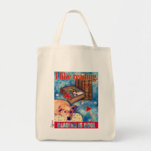BOLSO DE TELA LEER ES DIVERTIDO