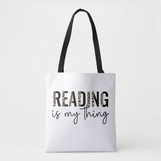 Bolso De Tela Leer es lo mío (Anverso)