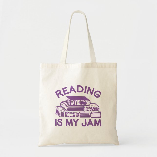 Bolso De Tela Leer es mi problema (Frente)