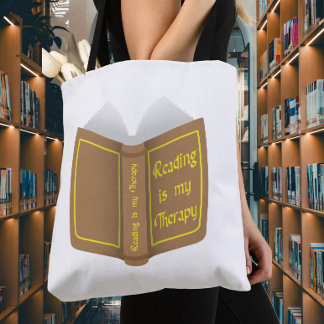 Bolso De Tela Leer es mi terapia