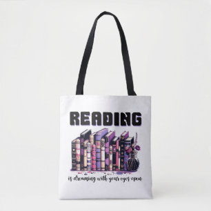 Bolso De Tela Leer es soñar con tus ojos abiertos