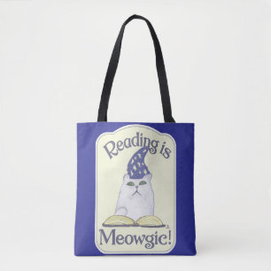 Bolso De Tela Leer es un divertido libro mágico de gatos diverti