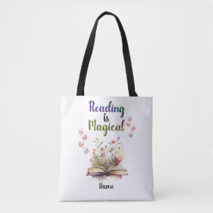 Bolso De Tela Leer es una cita mágica de los amantes del libro C