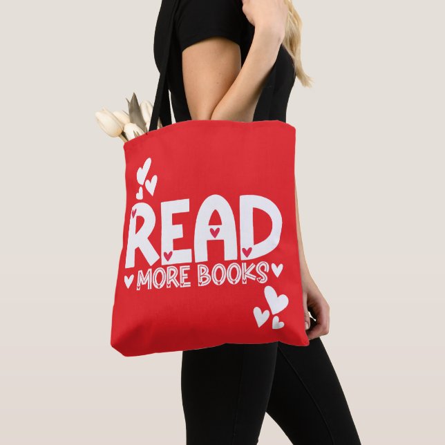 Bolso De Tela Leer libros amar (Detalle)