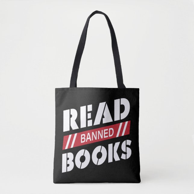 Bolso De Tela Leer libros prohibidos (Anverso)