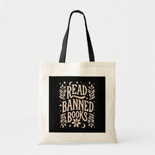 Bolso De Tela Leer libros prohibidos (Frente)