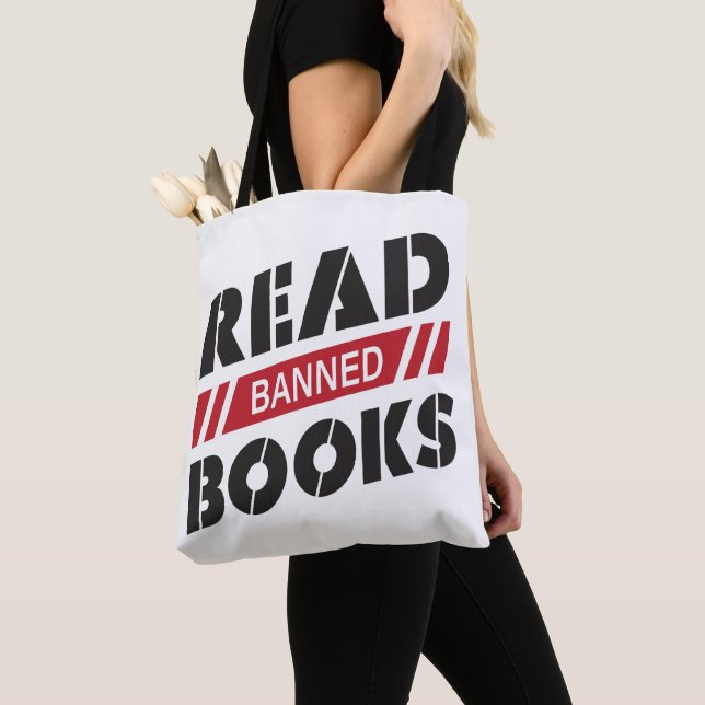 Bolso De Tela Leer libros prohibidos (Detalle)