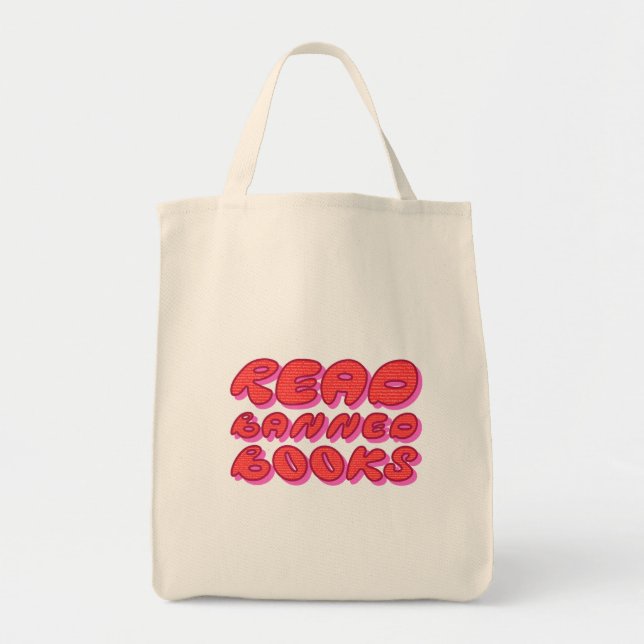 Bolso De Tela Leer libros prohibidos (Frente)