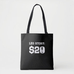 Bolso De Tela Leg Story $20 Amputee Prosthetic Leg Disability